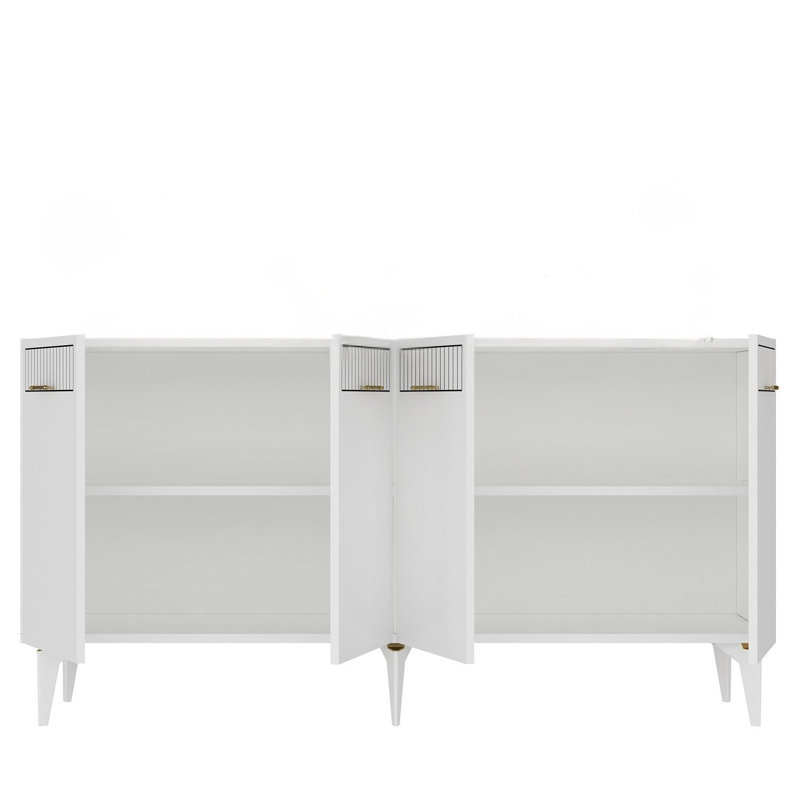 Console, White/Gold
