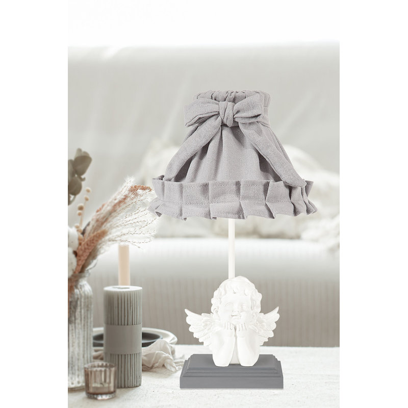 Lampe de table 16,5 po, Gris, gris