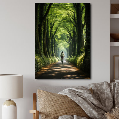 Ballal Bicycle Serene Bicycle Path I, reproduction d'art sur toile