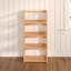 115cm H x 54cm W Solid Wood Etagere Bookcase