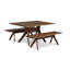 Audrey Solid Wood Fixed Top Table-81263391-81263394