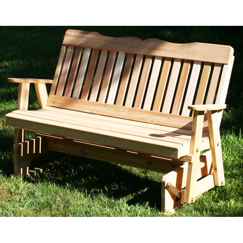 Banc oscillant de campagne Tignall, 6 pi, Teinture / scellant cèdre