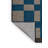 Machine Washable Checkered Blue Area Rug-370096648