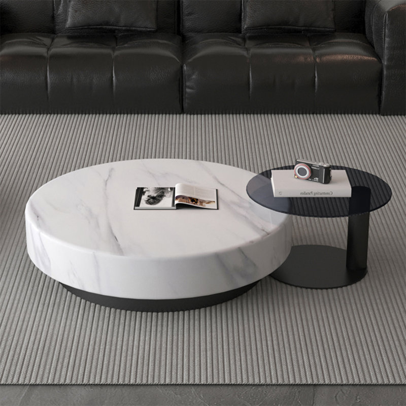 Table basse Minimalist Creative, H 11,8 po x l 43,3 po x P 43,3 po
