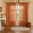 Polyester Floral Print Curtains 2 Panels (Set of 2)-983606367-989562619