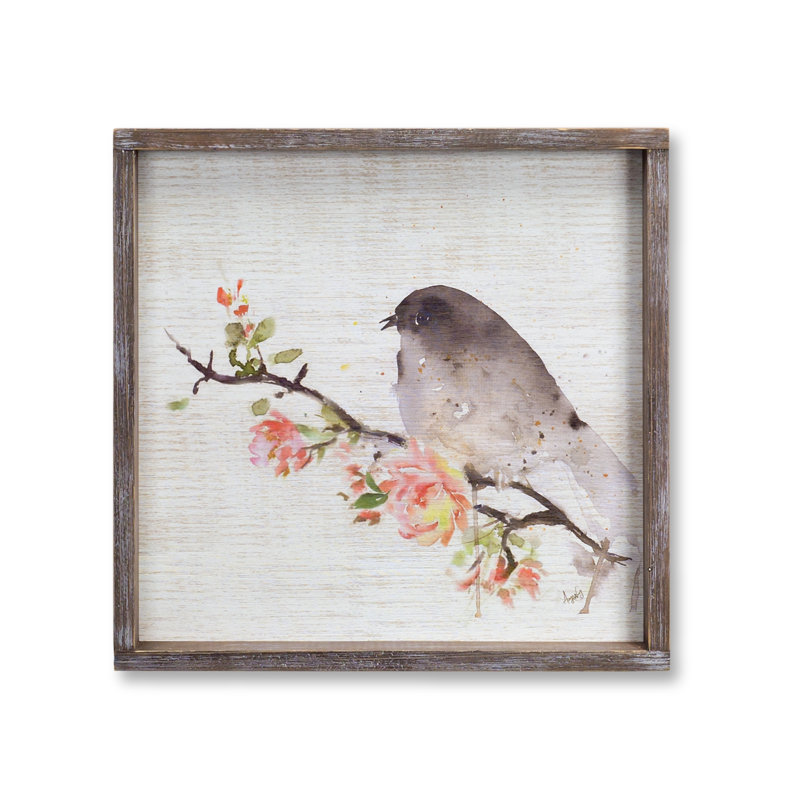 Bird and Framed Wall Decor