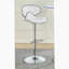 Tabouret de bar ajustable blanc (ensemble de 2)
