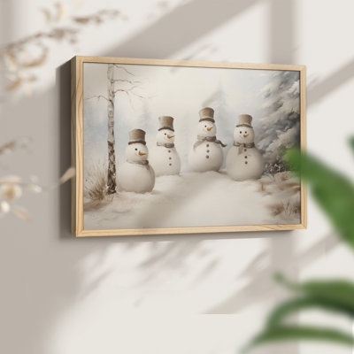 Art de Noël - DCCDXLVI - Reproduction encadrée - Restickable