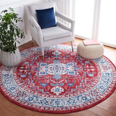 Aurich 851 Area Rug In Red / Beige