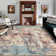 Modern Abstract Aesthetics Area Rug Machine Washable Lightweight Living Room Rug Low Pile Non Slip Stain Resistant Bedroom Carpet Soft Bedside Runner Rug Indoor Decor Floor Mat