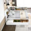 Lit plateforme en bois avec lit gigogne-373753799