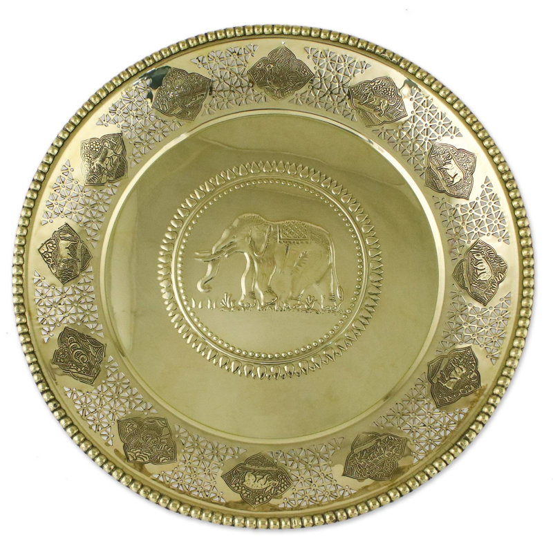 Thai Zodiac Bamboo Decorative Tray