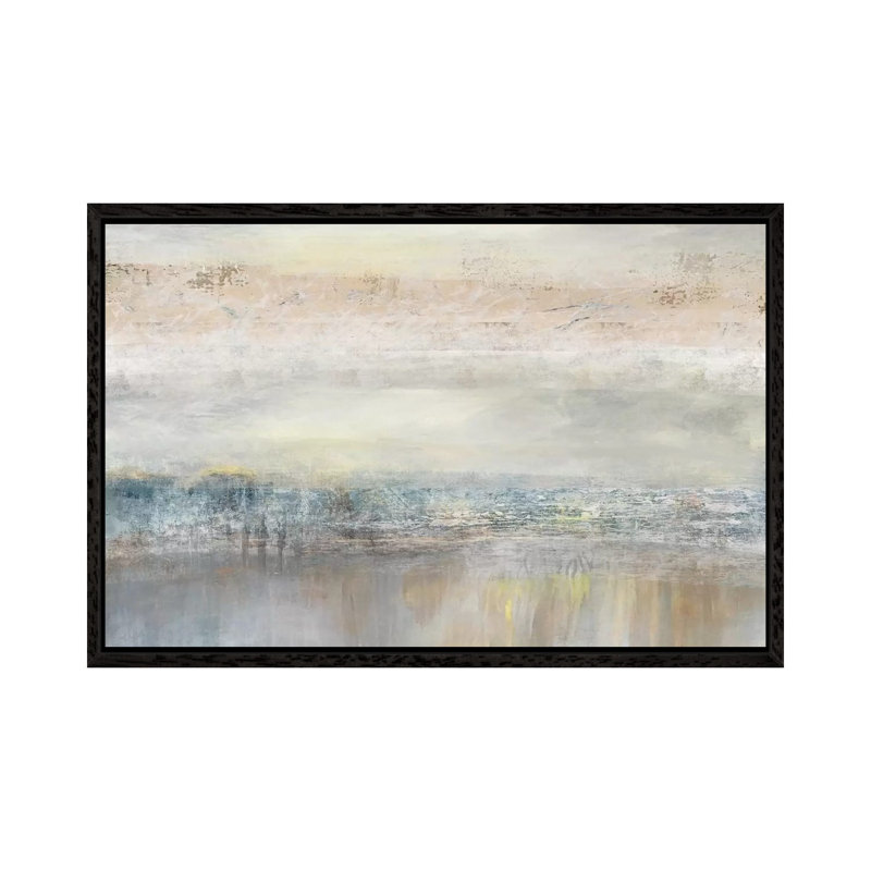 From A Distance by Nan - Painting on Canvas, 66.04 cm H x 45.72 cm W, Black Framed Canvas