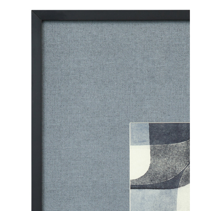Ensemble de 2 reproductions d'art urbain encadrées, édition limitée signée, noir