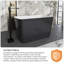47 po X 28 po Baignoire de trempage autoportante en acrylique-111620931