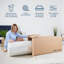 Matelas hybride pour grand lit