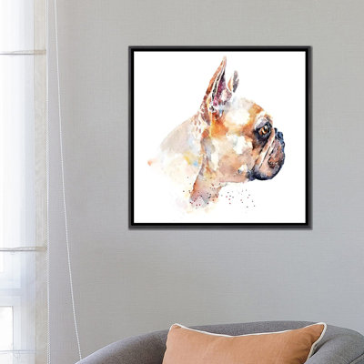 Imprimé « Frenchie » par Edwatercolours