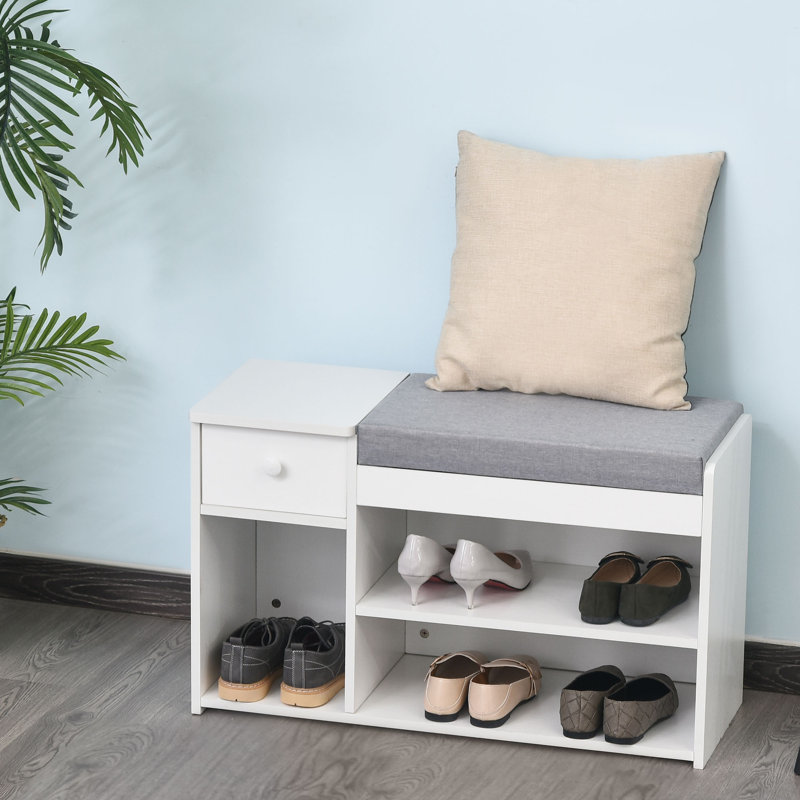 Banc de rangement rembourré 100% polyester
