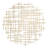 Abstract Lines Round Hanging Dimensional Sculpture-111302632-111302630