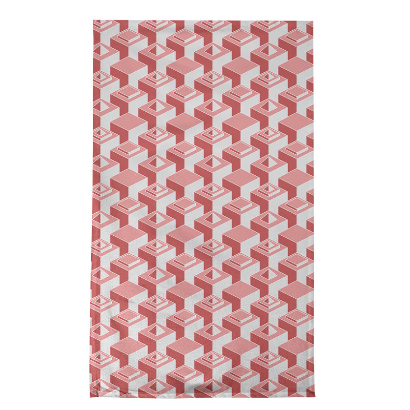 Patricia Geoffrey Tea Towel Kitchen Towel, Light Pink, Cotton Twill
