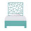 Lit plateforme à profil bas Tiffany