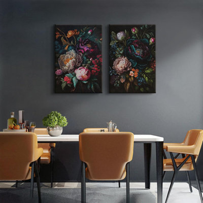 2 Piece Wrapped Canvas Wall Art