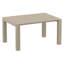 Table de salle à manger extensible en plastique Farrah-1630487019