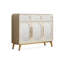 Cabinet With Shell Pattern Doors