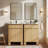 24" Single Bathroom Vanity With Ceramic Sink, Soft-Close Doors＆ Adjustable Shelf