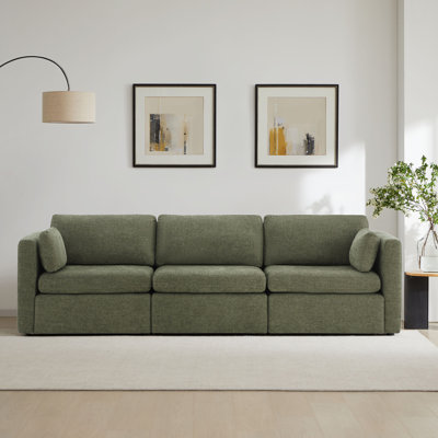 Winfree 3- Piece 112.6" Upholstered Modular Sofa