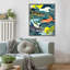 «Three Crocodiles» par Maupin, reproduction d'art sur toile encadrée-883016620