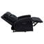 Fauteuil inclinable double en cuir Hewitt noir
