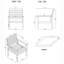 Chaise de patio avec coussins