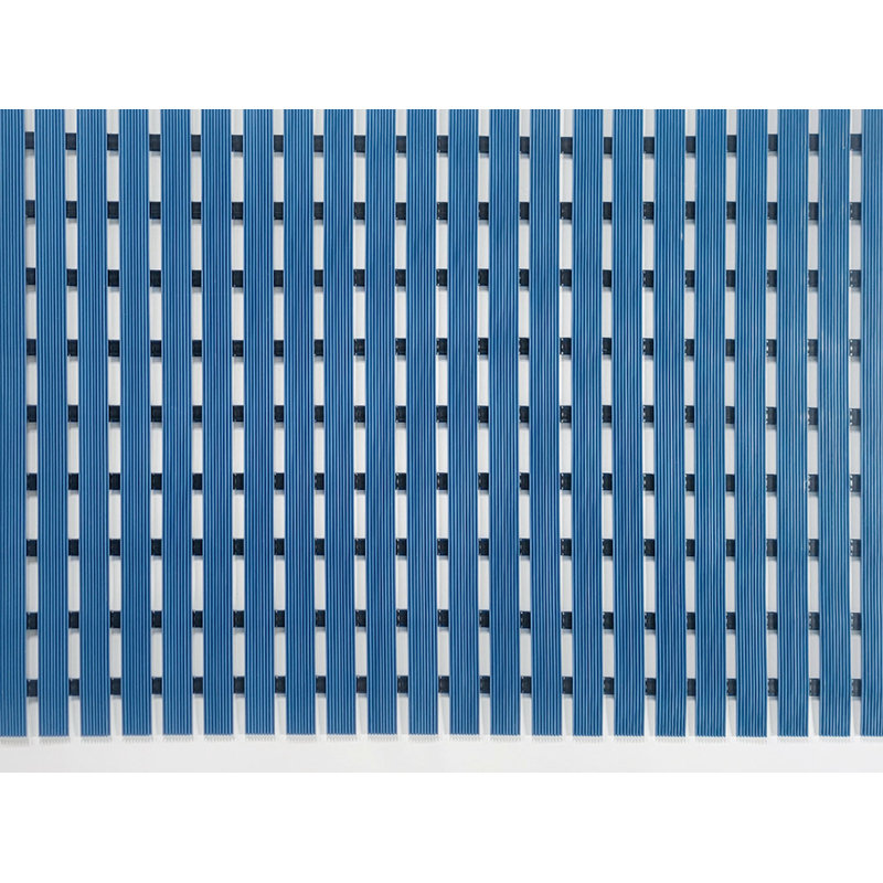 Tapis de sol en vinyle VinTread, L 3 pi x L 7 pi, Bleu