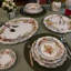 Ensemble de plateaux en mélamine 2 pièces Winters Forest 14 po ovale 18 po x 13,5 po