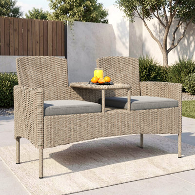 Jett Wicker Tete-a-Tete Bench