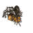 Rustic Lodge Steel Armed Sconce