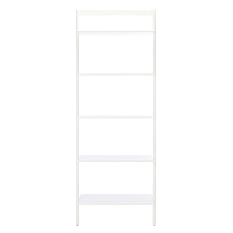 Joe Ladder Bookcase, White, 76" H x 28" W x 14" D