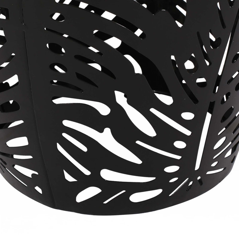 Metal End Table -Large, Black