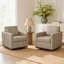Fauteuil rembourré pivotant-1414379579