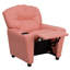 Contemporary Kids Recliner with Cup Holder-1550057895