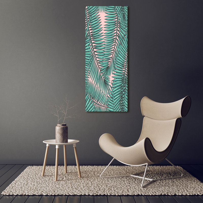 Leaves Of Palm - Wrapped Canvas Print