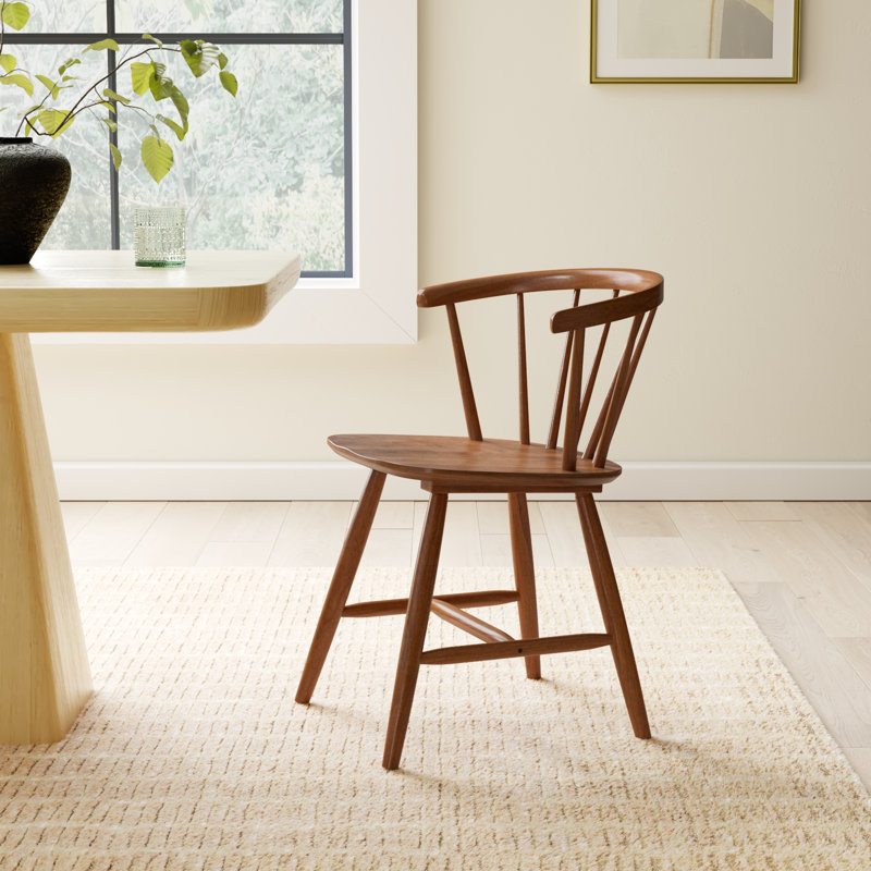 Sheffield Solid Wood Dining Chair, Brown