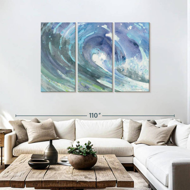 Senne Wave Curl, 48" H x 74" W