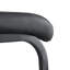 Ensemble de 2 chaises noires en polyuréthane