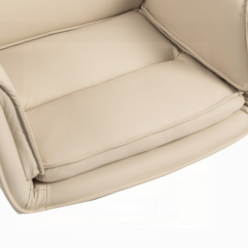 Chaise de bureau Criss Cross, Similicuir beige 1