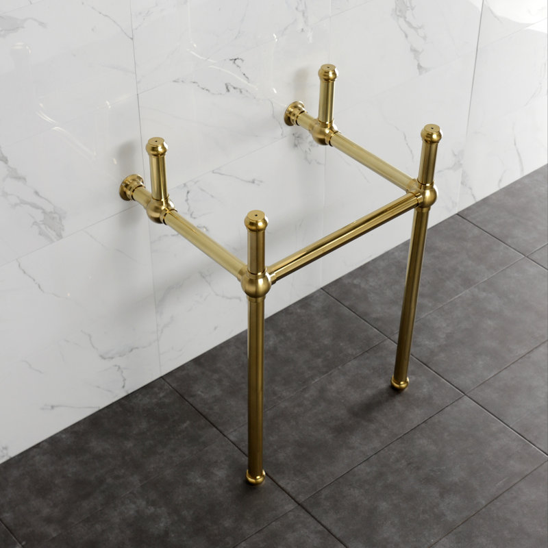 Kingston Brass Fauceture Brass Console Sink Legs, Brushed Brass