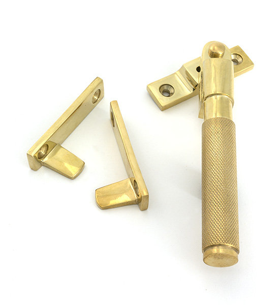 Brompton Night-Vent Locking Fastener, Polished Brass