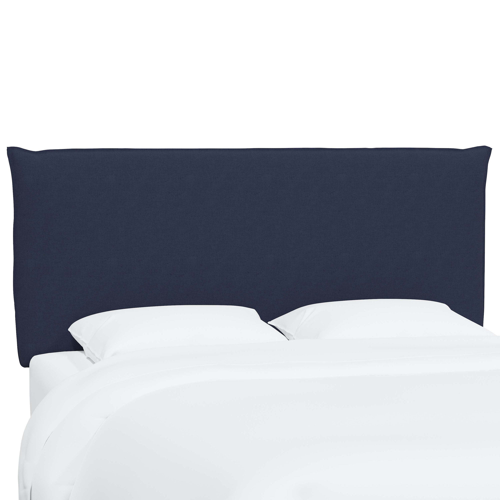 Halcyon Upholstered Headboard, Classic Xavier Navy Linen, California King
