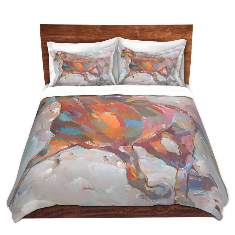 Ensemble de housse de couette équidé advance, 1 housse de couette grand + 2 taies standards